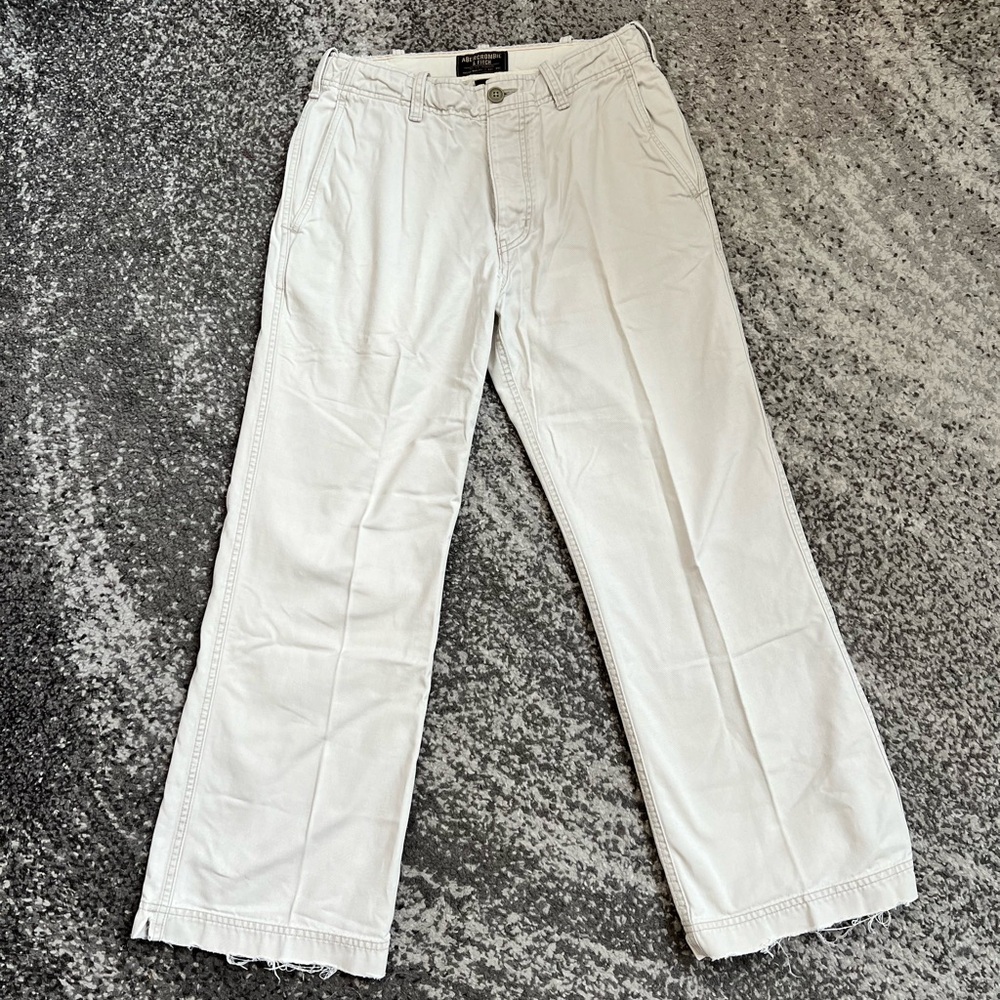 Y2K Vintage Abercrombie & Fitch Men’s Wide-Leg Fatigues Pants - 30R